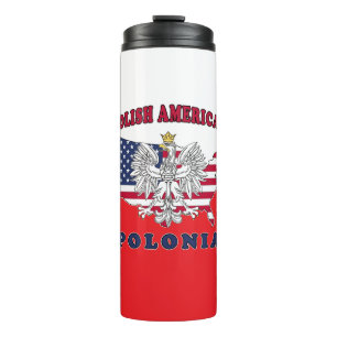 Polonia Texas Polnischer Amerikaner Thermosbecher