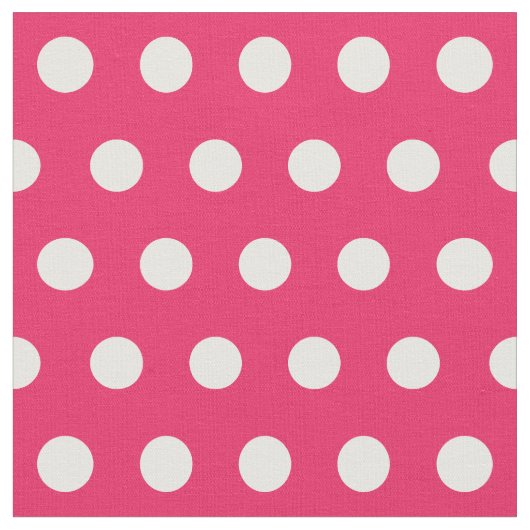 Polopunktmuster in Rosa Stoff (Nahaufnahme)