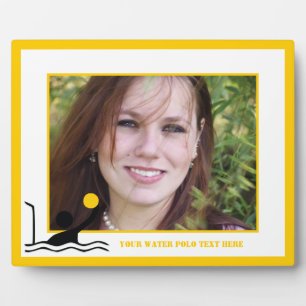 Polospieler mit schwarzer Silhouette Fotoplatte