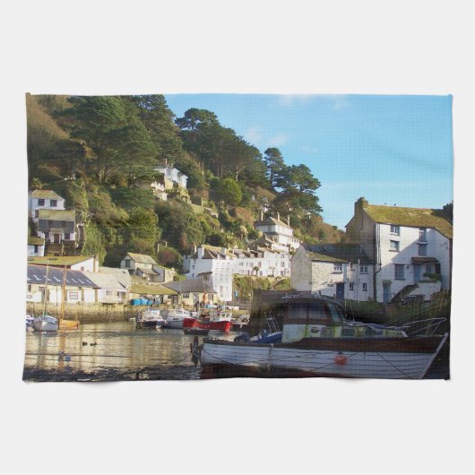 Polperro Cornwall England Handtuch (Horizontal)