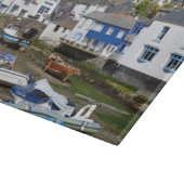Polperro Cornwall England Low Tide Schneidebrett (Ecke)