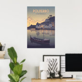 Polperro Cornwall Reiseplakat Poster (Heimbüro)