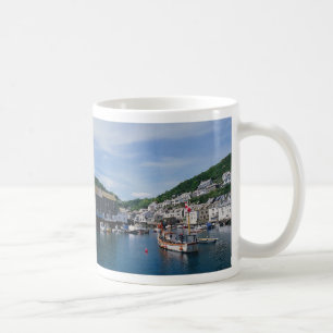 Polperro Hafen, Cornwall, England, Großbritannien Kaffeetasse