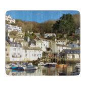 Polperro Hafen Cornwall England Schneidebrett (Vorderseite)