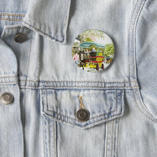 "Polperro Pferdebus-" Knopf Button (Beispiel)