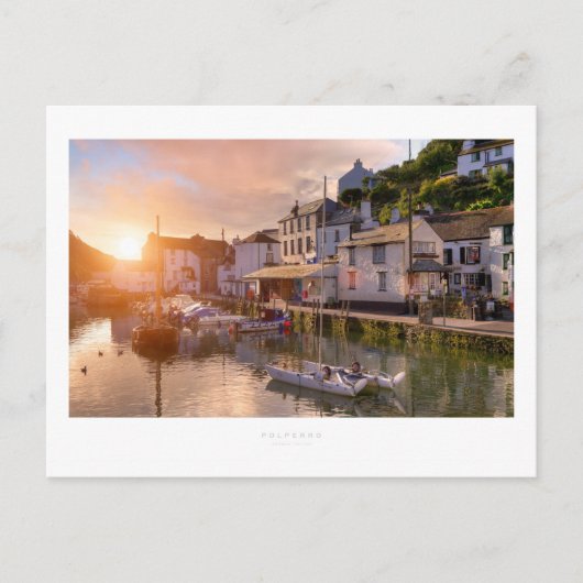 Polperro Postkarte (Vorderseite)