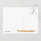 'Polperro Reflections' Postcard Postkarte (Rückseite)