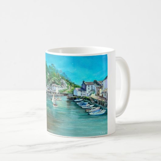 Polperro-Tasse Kaffeetasse (VorderseiteRechts)