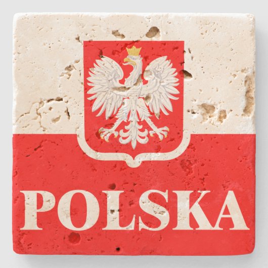 Polska 1 steinuntersetzer (Vorderseite)