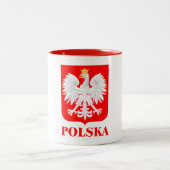 Polska 2 zweifarbige tasse (Mittel)