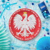 Polska 4 pappteller (Party)