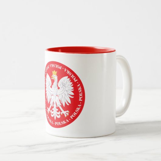 Polska 4 zweifarbige tasse (VorderseiteRechts)