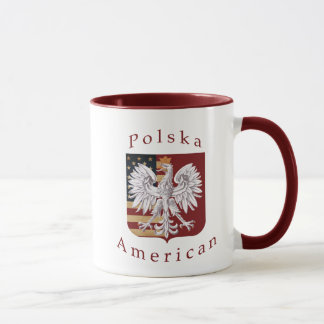 Polska amerikanische Tribut-Wecker-Tasse Tasse