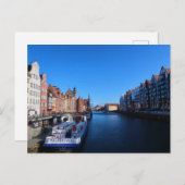 Polska, Danzig Postkarte (Vorne/Hinten)