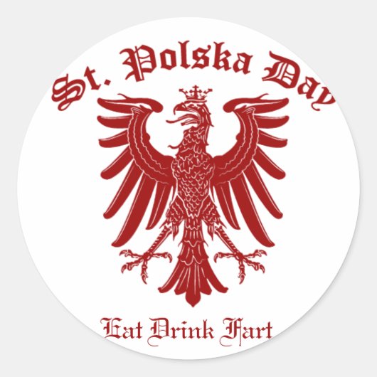 Polska Day Sticker (Vorderseite)