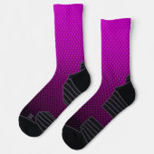 Polska dot radigrave lila schwarze Farben Socken (Links)