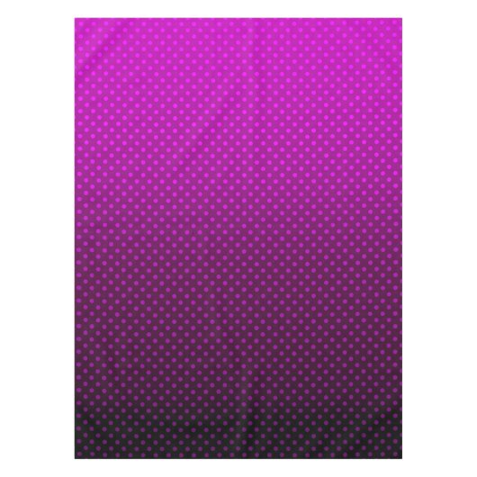 Polska dot radigrave lila schwarze Farben Tischdecke (Vorderseite)