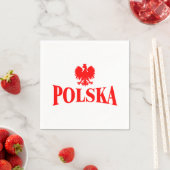 Polska Eagle Bar Napkins Serviette (Beispiel)