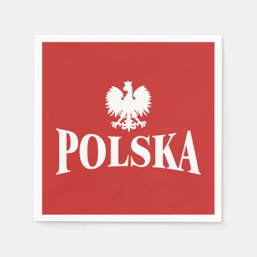 Polska Eagle Bar Napkins Serviette (Vorderseite)