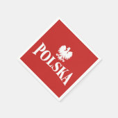 Polska Eagle Bar Napkins Serviette (Ecke)