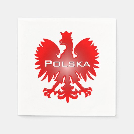 Polska Eagle Bar Napkins Serviette (Vorderseite)