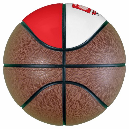 Polska Eagle Flag Shields Basketball (Rechts)