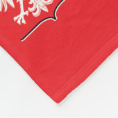 Polska Eagle Flag Shields Fleecedecke (Ecke)