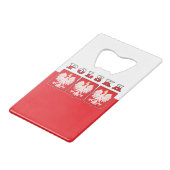 Polska Eagle Flag Shields Geldbeutel Flaschenöffner (Vorderseite Schrägansicht)