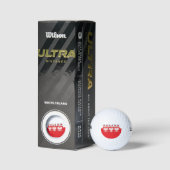 Polska Eagle Flag Shields Golfball (Verpackungen)