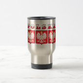 Polska Eagle Flag Shields Reisebecher (Mittel)