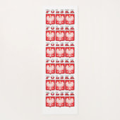 Polska Eagle Flag Shields Yogamatte (Rückseite)