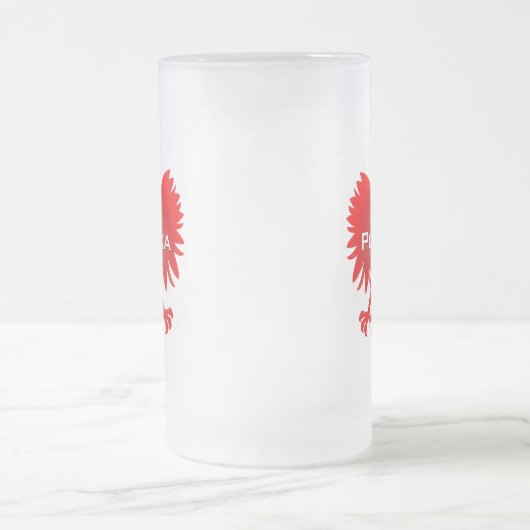 Polska Eagle Mattierte Tasse (Mittel)
