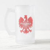 Polska Eagle Mattierte Tasse (Links)