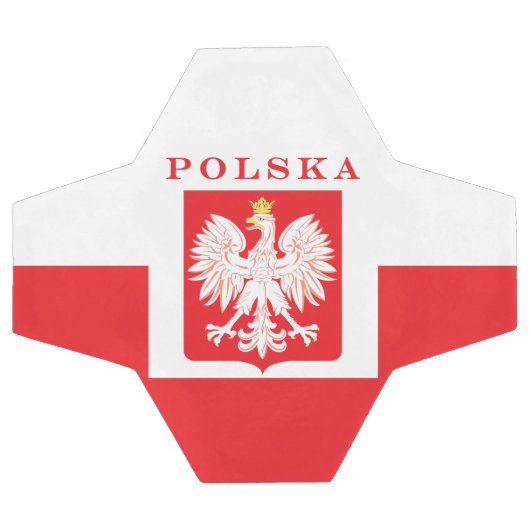 Polska Eagle Red Shield Fußball (Flach)