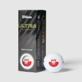 Polska Eagle Red Shield Golfball (Verpackungen)