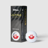 Polska Eagle Red Shield Golfball (Verpackungen)