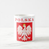 Polska Eagle Red Shield Kaffeetasse (Mittel)