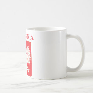 Polska Eagle Red Shield Kaffeetasse