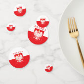 Polska Eagle Red Shield Konfetti (Gruppe)