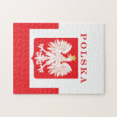 Polska Eagle Red Shield Puzzle (Horizontal)