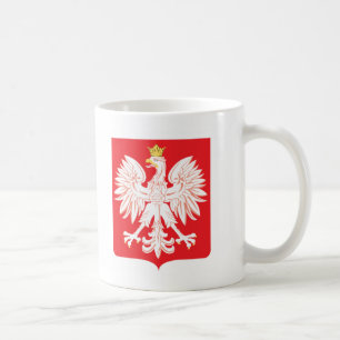 Polska Eagle Rot-Schild Kaffeetasse