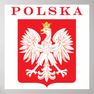 Polska Eagle Rot-Schild Poster
