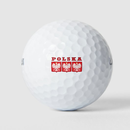 Polska Eagle Shields Golfball (Vorderseite)