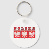 Polska Eagle Shields Schlüsselanhänger (Vorderseite)