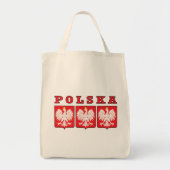 Polska Eagle Shields Tragetasche (Vorne)
