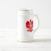 Polska Eagle Stein Bierglas (VorderseiteRechts)