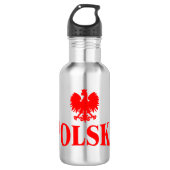 Polska Eagle Water Flasche Edelstahlflasche (Vorderseite)