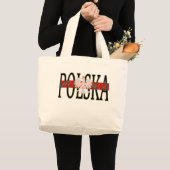 Polska Erbtasche Jumbo Stoffbeutel (Vorderseite (Produkt))