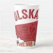 Polska Est. 966 Kaffeetasse Milchtasse (Vorderseite)