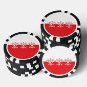 Polska Flag Red Eagles Pokerchips (Stapel)